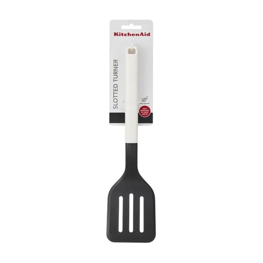 KitchenAid Porcelain White Slotted Turner 34cm